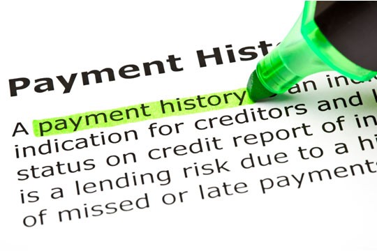 late repayment history